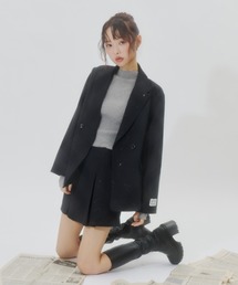 Lallana（ララーナ）の「Lame coco tailored jacket/ラメココテーラードジャケット（テーラードジャケット）」