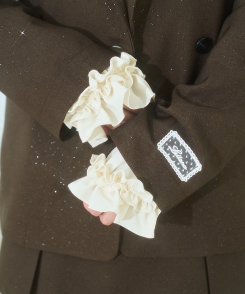 Lallana（ララーナ）の「Lame coco tailored jacket/ラメココ