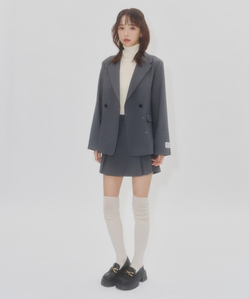 Lallana（ララーナ）の「Lame coco tailored jacket/ラメココ