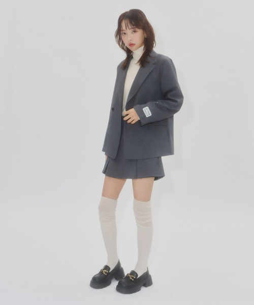 Lallana（ララーナ）の「Lame coco tailored jacket/ラメココ
