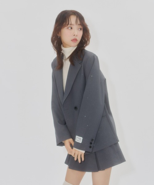 ジャケット・アウター coco Lame coco tailored jacket/ラメココテーラードジャケット（テーラード