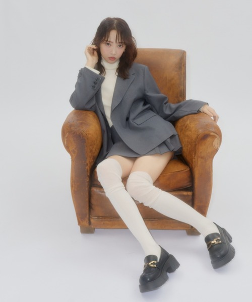 Lallana（ララーナ）の「Lame coco tailored jacket/ラメココ