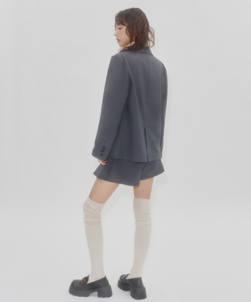 Lallana ララーナ ラメココテーラードジャケット Lame coco tailored jacket/ラメココテーラードジャケット（テーラード