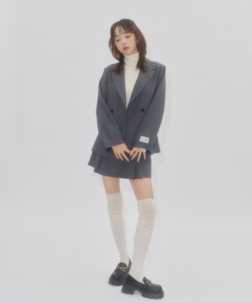 Lallana（ララーナ）の「Lame coco tailored jacket/ラメココ