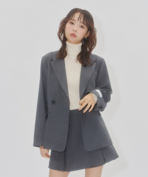 Lallana ララーナ ラメココテーラードジャケット Lallana（ララーナ）の「Lame coco tailored jacket/ラメココ