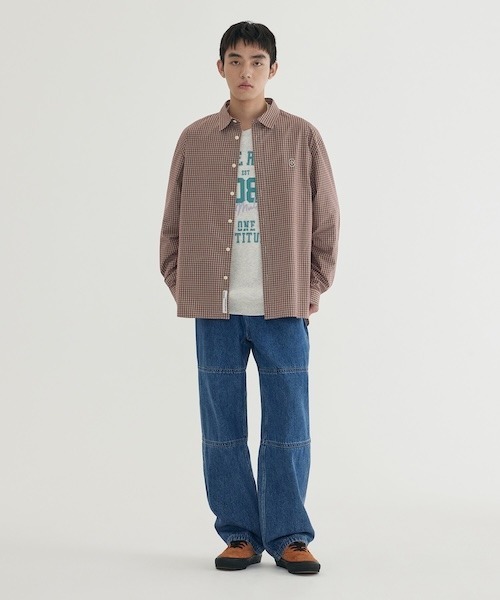 COVERNAT(カバーナット)の「MICRO CHECK SHIRT(シャツ/ブラウス・メンズ・レッド系その他・X-LARGE/LARGE/MEDIUM/SMALL)」の2枚目の写真