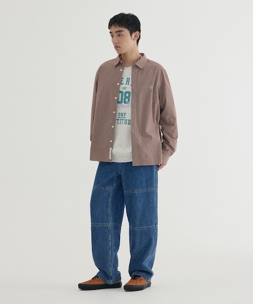 COVERNAT(カバーナット)の「MICRO CHECK SHIRT(シャツ/ブラウス・メンズ・レッド系その他・X-LARGE/LARGE/MEDIUM/SMALL)」の3枚目の写真