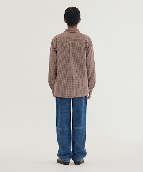 COVERNAT(カバーナット)の「MICRO CHECK SHIRT(シャツ/ブラウス・メンズ・レッド系その他・X-LARGE/LARGE/MEDIUM/SMALL)」の4枚目の写真