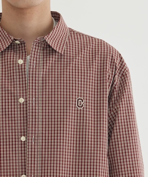 COVERNAT(カバーナット)の「MICRO CHECK SHIRT(シャツ/ブラウス・メンズ・レッド系その他・X-LARGE/LARGE/MEDIUM/SMALL)」の6枚目の写真