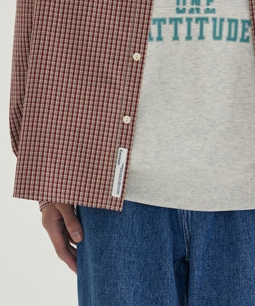 COVERNAT(カバーナット)の「MICRO CHECK SHIRT(シャツ/ブラウス・メンズ・レッド系その他・X-LARGE/LARGE/MEDIUM/SMALL)」の7枚目の写真