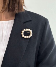 NOLLEY’S | 【NOLLEYS goods】リングパールブローチ(ブローチ/コサージュ)