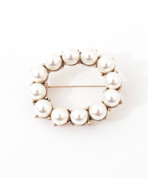 NOLLEY’S(ノーリーズ)の「【NOLLEYS goods】リングパールブローチ(ブローチ/コサージュ・レディース・ゴールド・FREE)」の4枚目の写真