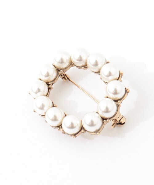 NOLLEY’S(ノーリーズ)の「【NOLLEYS goods】リングパールブローチ(ブローチ/コサージュ・レディース・ゴールド・FREE)」の5枚目の写真