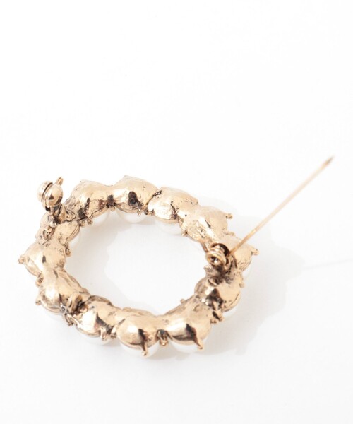 NOLLEY’S(ノーリーズ)の「【NOLLEYS goods】リングパールブローチ(ブローチ/コサージュ・レディース・ゴールド・FREE)」の7枚目の写真