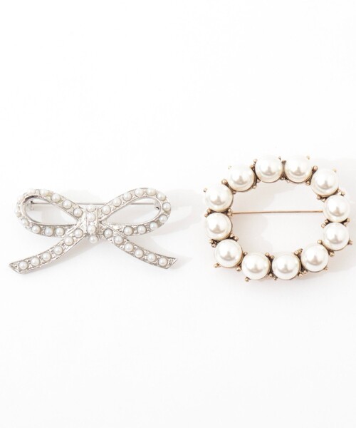 NOLLEY’S(ノーリーズ)の「【NOLLEYS goods】リングパールブローチ(ブローチ/コサージュ・レディース・ゴールド・FREE)」の8枚目の写真