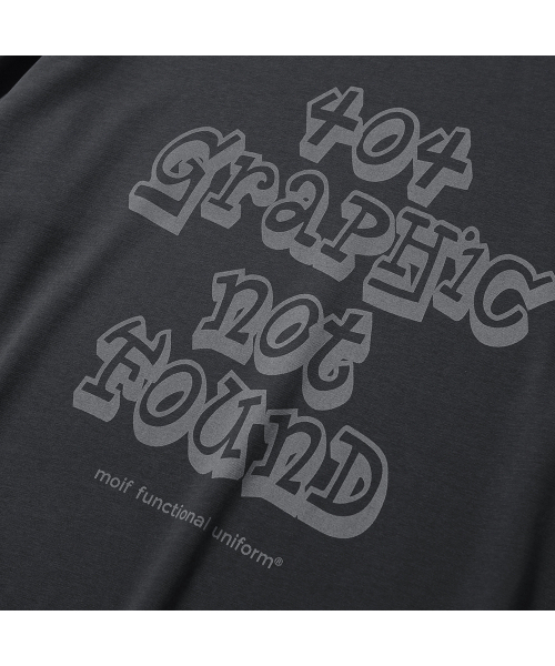 MOIF（モイフ）の「[AW25] 404 GNF(F) L/S TEE / CHARCOAL（Tシャツ/カットソー・メンズ・その他・1(S)/2(M)/3(L)）」の5枚目の写真