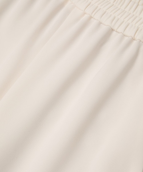 SALON adam et rope'(サロン アダム エ ロペ)の「トリアセリラクシーパンツ / セットアップ対応(その他パンツ・レディース・オフホワイト/ブラック・M/S)」の15枚目の写真