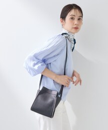 INDIVI | 【合皮】スタッズ風メタルポシェットバッグ(ショルダーバッグ)