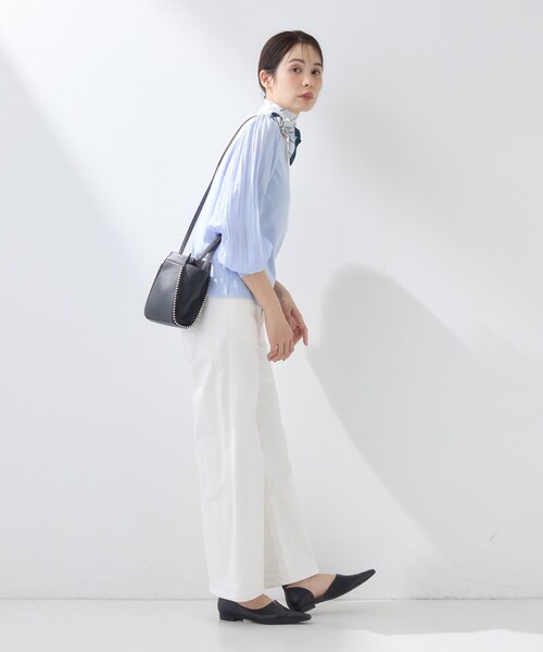 INDIVI（インディヴィ）の「【合皮】スタッズ風メタルポシェットバッグ（ショルダーバッグ・レディース・サックスブルー/ナチュラル/ブラック・00）」の21枚目の写真