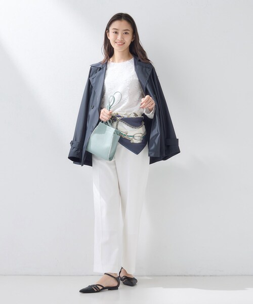 INDIVI（インディヴィ）の「【合皮】スタッズ風メタルポシェットバッグ（ショルダーバッグ・レディース・サックスブルー/ナチュラル/ブラック・00）」の17枚目の写真