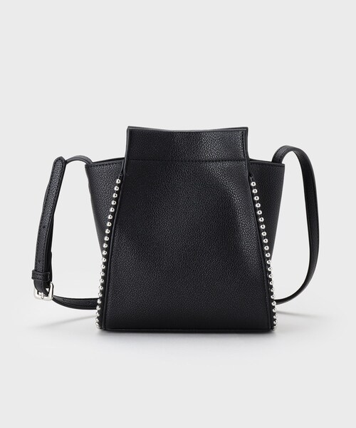 INDIVI（インディヴィ）の「【合皮】スタッズ風メタルポシェットバッグ（ショルダーバッグ・レディース・サックスブルー/ナチュラル/ブラック・00）」の18枚目の写真