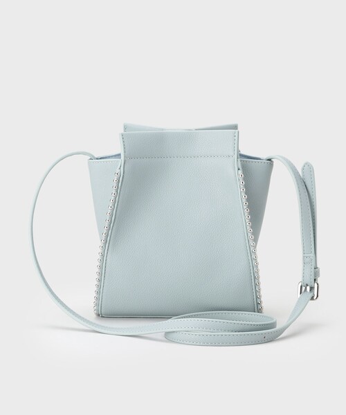 INDIVI（インディヴィ）の「【合皮】スタッズ風メタルポシェットバッグ（ショルダーバッグ・レディース・サックスブルー/ナチュラル/ブラック・00）」の10枚目の写真