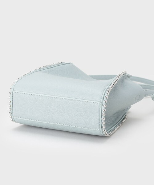 INDIVI（インディヴィ）の「【合皮】スタッズ風メタルポシェットバッグ（ショルダーバッグ・レディース・サックスブルー/ナチュラル/ブラック・00）」の11枚目の写真