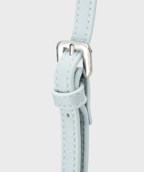 INDIVI（インディヴィ）の「【合皮】スタッズ風メタルポシェットバッグ（ショルダーバッグ・レディース・サックスブルー/ナチュラル/ブラック・00）」の5枚目の写真