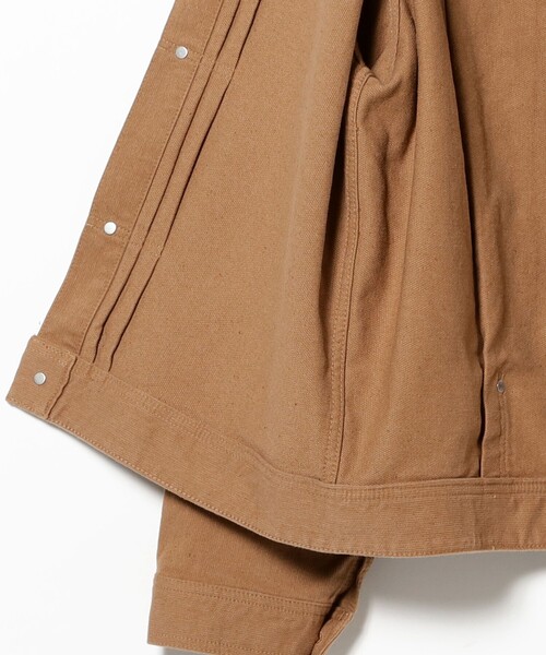 BEAMS PLUS(ビームスプラス)の「Digger Jacket OC Pique(ブルゾン・メンズ・ブラウン/ダークブラウン・MEDIUM/SMALL/X-LARGE/LARGE)」の7枚目の写真