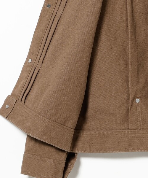 BEAMS PLUS(ビームスプラス)の「Digger Jacket OC Pique(ブルゾン・メンズ・ブラウン/ダークブラウン・MEDIUM/SMALL/X-LARGE/LARGE)」の14枚目の写真