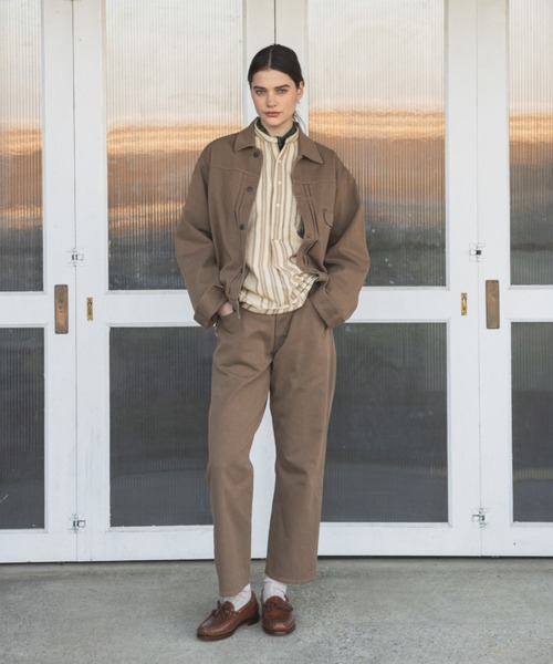 BEAMS PLUS(ビームスプラス)の「Digger Jacket OC Pique(ブルゾン・メンズ・ブラウン/ダークブラウン・MEDIUM/SMALL/X-LARGE/LARGE)」の19枚目の写真