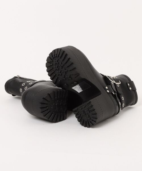 YOSUKE/ヨースケ」厚底ベルティッドショートブーツ（ブーツ）｜YOSUKE