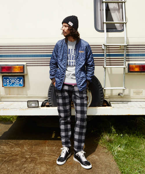 HYSTERIC GLAMOUR(ヒステリックグラマー)の「ベイカーJK(ダウンジャケット/コート・メンズ・パープル/ネイビー/ブラック・MEDIUM/SMALL/LARGE)」の10枚目の写真