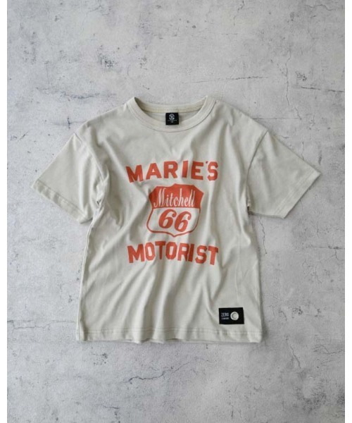 ZERO standerd(ゼロスタンダード)の「zero standard/ゼロスタンダード MAEIE’STシャツ(Tシャツ/カットソー・キッズ・アイボリー/チャコールグレー/ネイビー・160cm/150cm/140cm/130cm/120cm/110cm/100cm)」の21枚目の写真