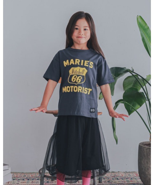 ZERO standerd(ゼロスタンダード)の「zero standard/ゼロスタンダード MAEIE’STシャツ(Tシャツ/カットソー・キッズ・アイボリー/チャコールグレー/ネイビー・160cm/150cm/140cm/130cm/120cm/110cm/100cm)」の10枚目の写真