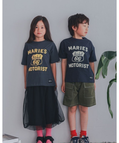 ZERO standerd(ゼロスタンダード)の「zero standard/ゼロスタンダード MAEIE’STシャツ(Tシャツ/カットソー・キッズ・アイボリー/チャコールグレー/ネイビー・160cm/150cm/140cm/130cm/120cm/110cm/100cm)」の11枚目の写真