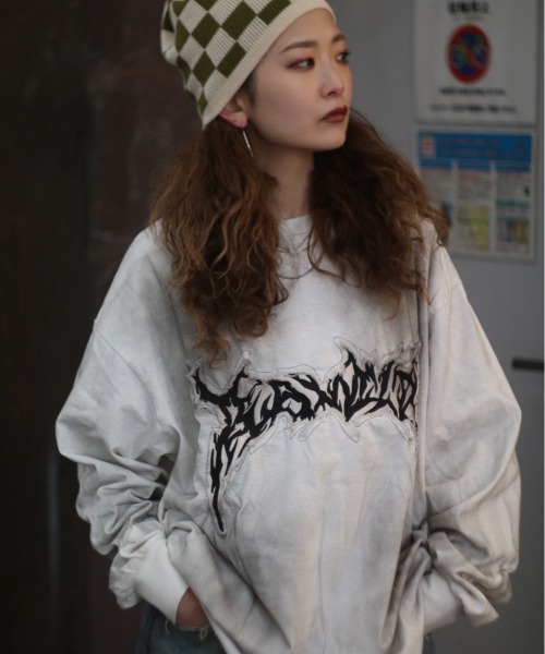 bike star(バイクスター)の「RESHAM トライバルロゴロンT(Tシャツ/カットソー・メンズ・ホワイト/ブラック・L/M)」の16枚目の写真