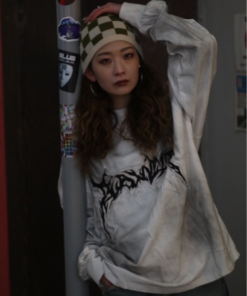 bike star(バイクスター)の「RESHAM トライバルロゴロンT(Tシャツ/カットソー・メンズ・ホワイト/ブラック・L/M)」の17枚目の写真