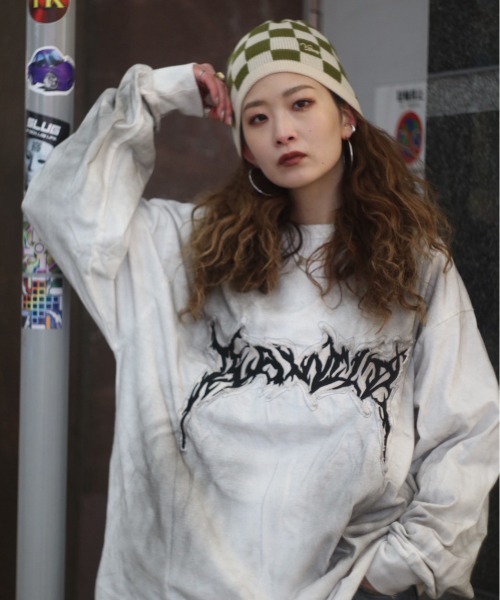 bike star(バイクスター)の「RESHAM トライバルロゴロンT(Tシャツ/カットソー・メンズ・ホワイト/ブラック・L/M)」の18枚目の写真