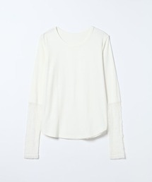 JEANASIS | ドッキングテレコLS TEE/650640(Tシャツ/カットソー)