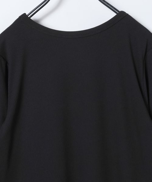 JEANASIS(ジーナシス)の「ドッキングテレコLS TEE/650640(Tシャツ/カットソー・レディース・ブラック×ブルー/ブラック系その他/グレー系その他/ホワイト×ホワイト・FREE)」の10枚目の写真