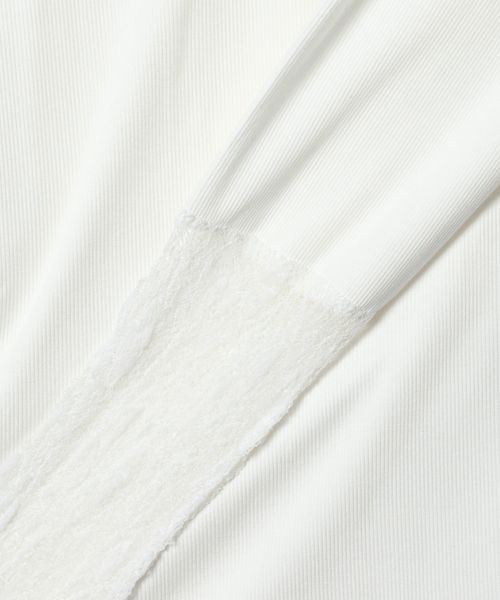 JEANASIS(ジーナシス)の「ドッキングテレコLS TEE/650640(Tシャツ/カットソー・レディース・ブラック×ブルー/ブラック系その他/グレー系その他/ホワイト×ホワイト・FREE)」の12枚目の写真