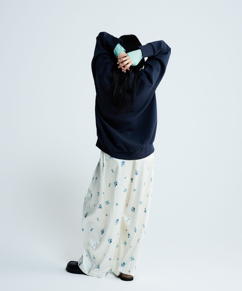 JEANASIS(ジーナシス)の「ドッキングテレコLS TEE/650640(Tシャツ/カットソー・レディース・ブラック×ブルー/ブラック系その他/グレー系その他/ホワイト×ホワイト・FREE)」の15枚目の写真