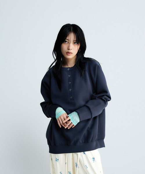 JEANASIS(ジーナシス)の「ドッキングテレコLS TEE/650640(Tシャツ/カットソー・レディース・ブラック×ブルー/ブラック系その他/グレー系その他/ホワイト×ホワイト・FREE)」の16枚目の写真