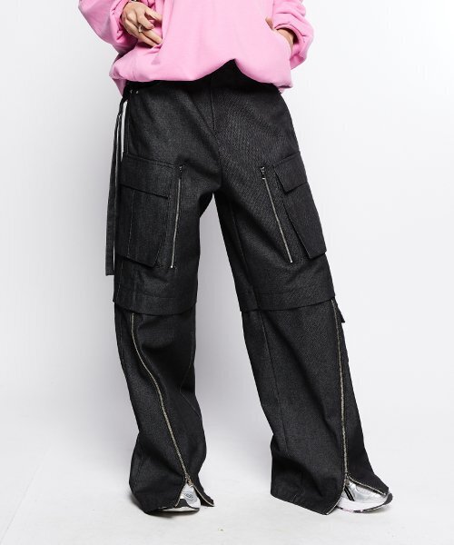 LARTIGENT(ラーティゼン)の「L7 WIDE POCKET PANTS(BLACK)(その他パンツ・レディース・その他・M)」の2枚目の写真