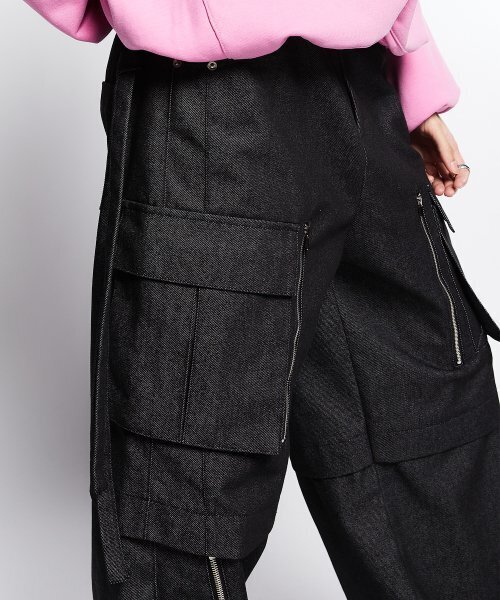 LARTIGENT(ラーティゼン)の「L7 WIDE POCKET PANTS(BLACK)(その他パンツ・レディース・その他・M)」の4枚目の写真