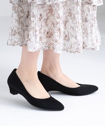 JELLY BEANS（ジェリービーンズ）の「<ふわさら>アーモンドトゥプレーンパンプス(204-61793)JELLY BEANS(ジェリービーンズ)（パンプス）」