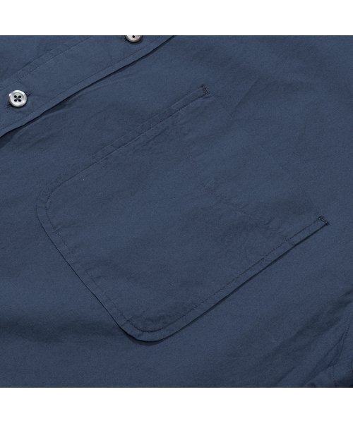 PRODESHIRT（プロデシャツ）の「[リラックス]P-905 ポプリン半袖シャツ (ネイビー)（シャツ/ブラウス・メンズ・その他・M/L/XL/XXX-LARGE）」の5枚目の写真