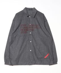 PHINGERIN | 【PHINGERIN】フィンガリン AND-STENCILED NIGHTSHIRT STRIPE(シャツ/ブラウス)