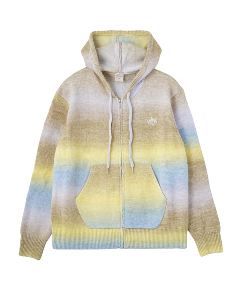 styles(スタイルス)の「WALK IN PARIS Eldorado knit zipped hoodie 24FW ZIPPED KNIT(ニット/セーター・メンズ・マルチ・L)」の1枚目の写真